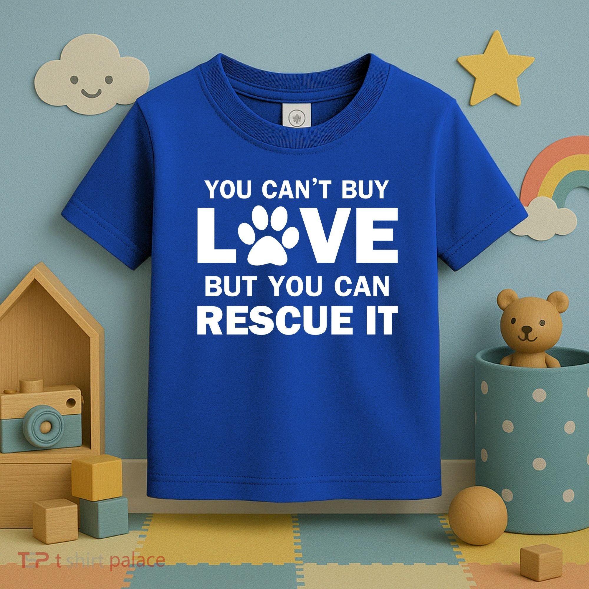 You Can't Buy Love But You Can Rescue It Toddler T-Shirt