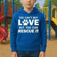 You Can't Buy Love But You Can Rescue It Kids Hoodie thumb 2