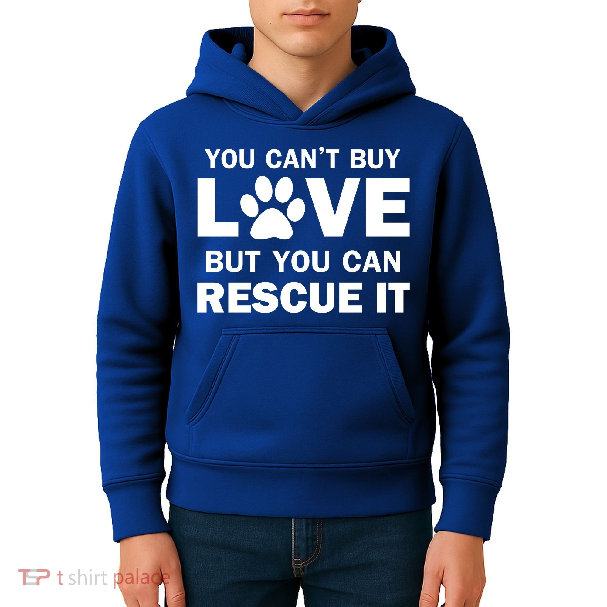 You Can't Buy Love But You Can Rescue It Kids Hoodie