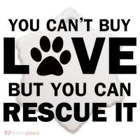 You Can't Buy Love But You Can Rescue It Ceramic Ornament thumb 2