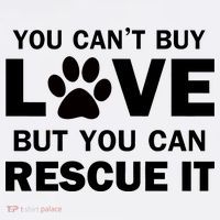 You Can't Buy Love But You Can Rescue It Comfort Colors Garment-Dyed Hooded Sweatshirt thumb 2