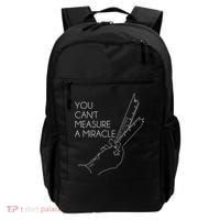 You Can't Measure A Miracle Funny Meme Backpack thumb 0