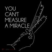 You Can't Measure A Miracle Funny Meme Ornament thumb 1