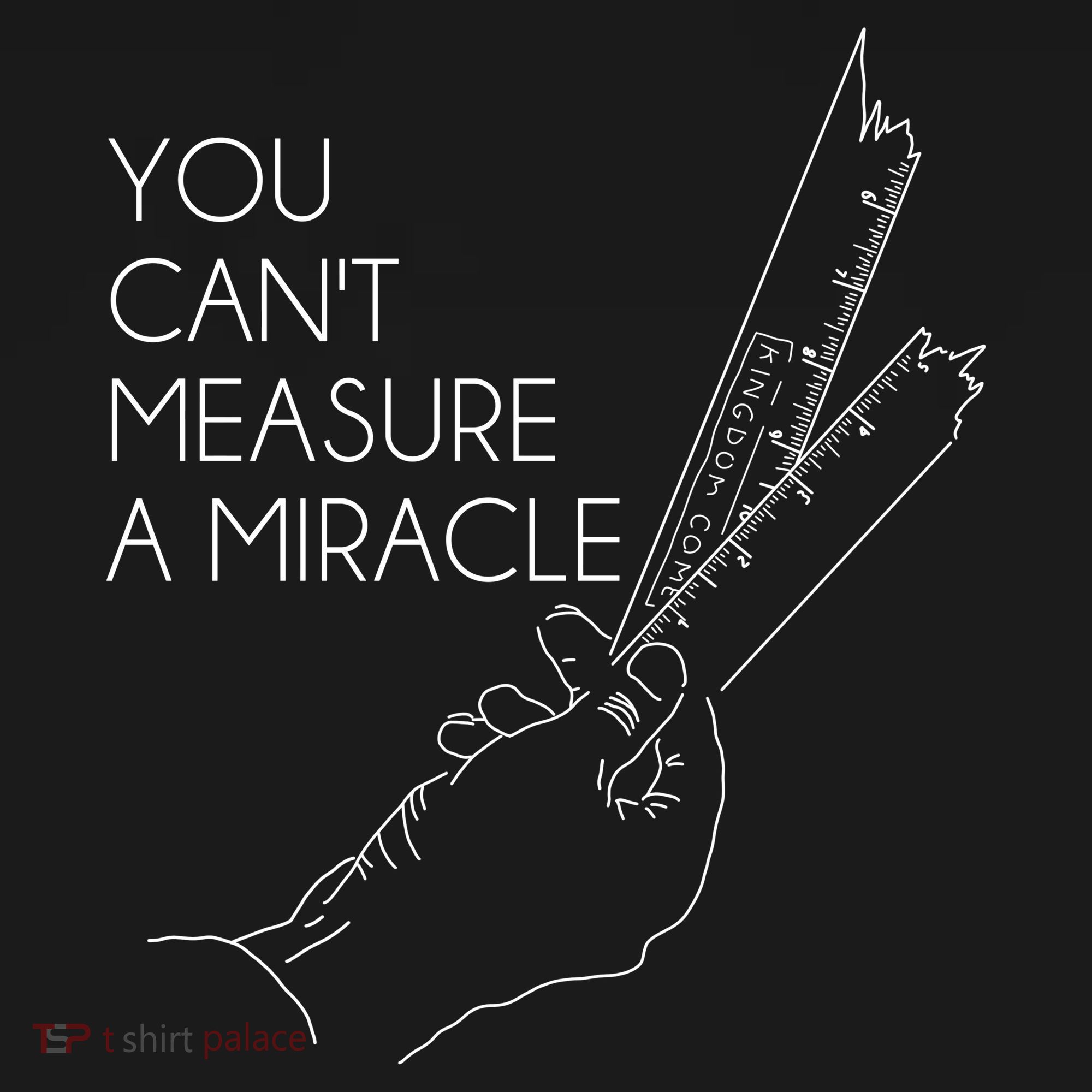 You Can't Measure A Miracle Funny Meme Kids Sweatshirt