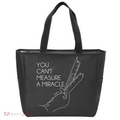 You Can't Measure A Miracle Funny Meme Tote Bag