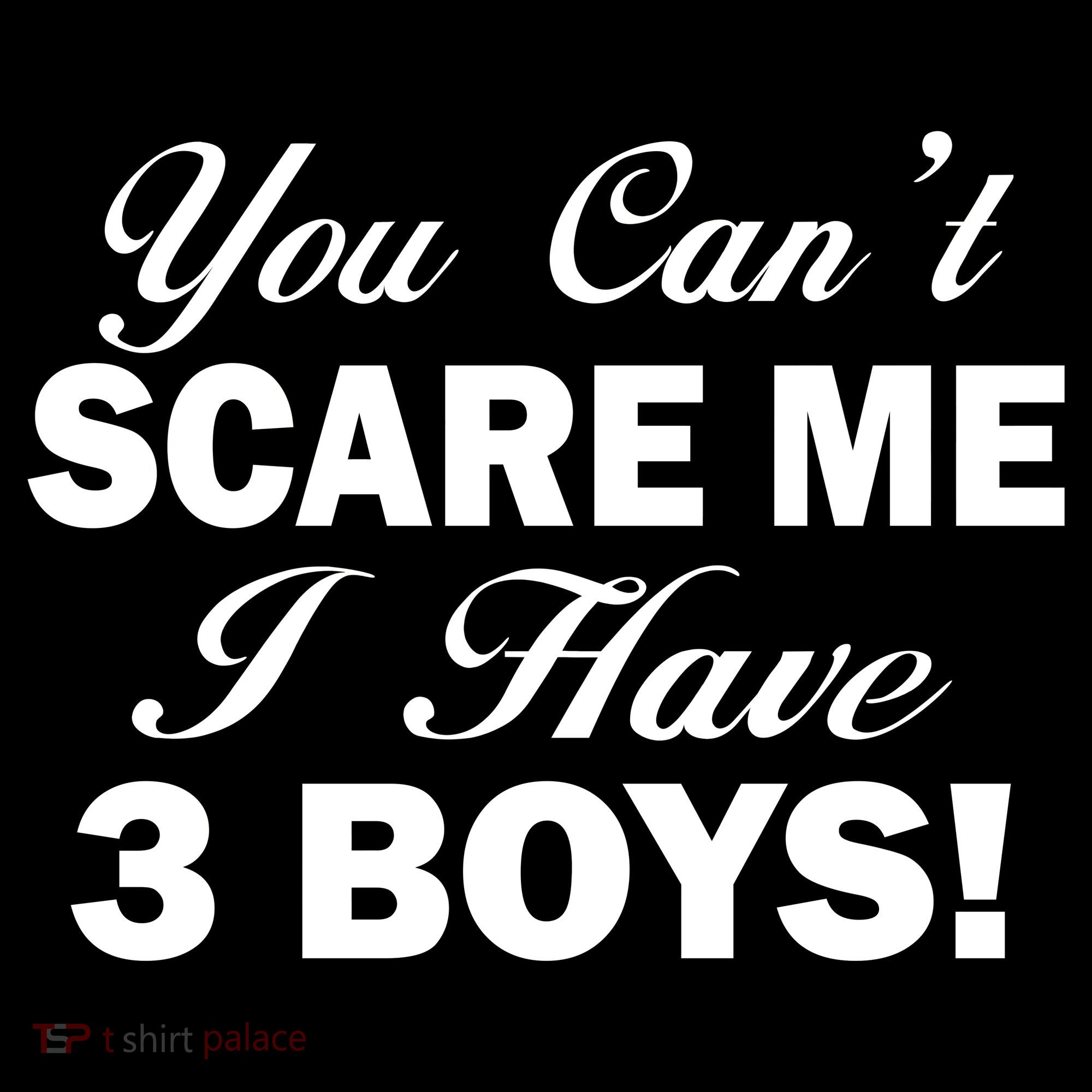 You Can't Scare Me I Have 3 Boys Ornament