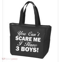 You Can't Scare Me I Have 3 Boys Tote Bag thumb 3