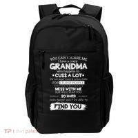 You Can't Scare Me I Have a Crazy Grandma Backpack thumb 0
