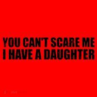 You Can't Scare Me I Have A Daughter Santa Hat thumb 1