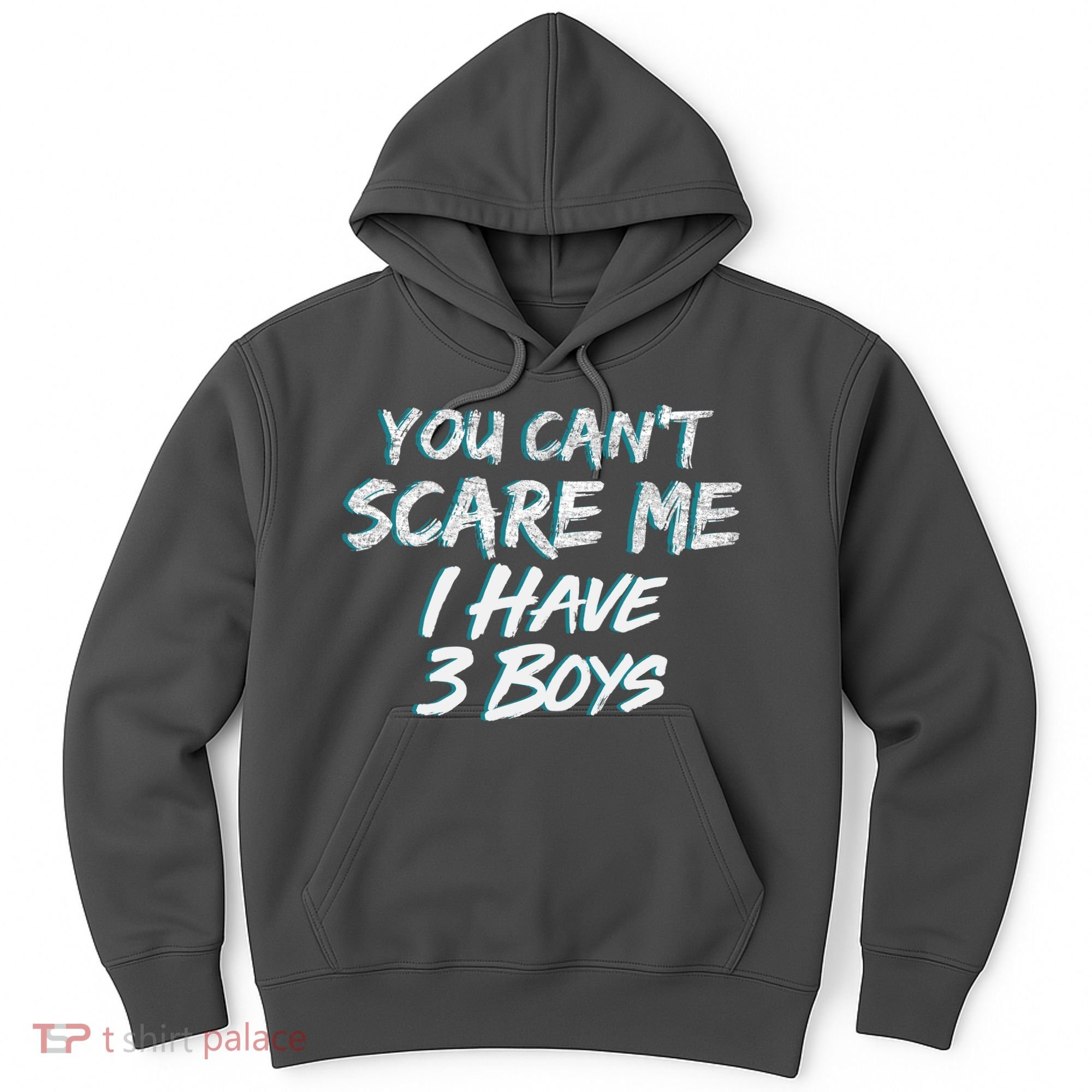 You Can't Scare Me I Have Three Boys Hoodie