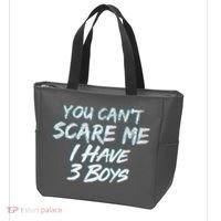 You Can't Scare Me I Have Three Boys Tote Bag thumb 3