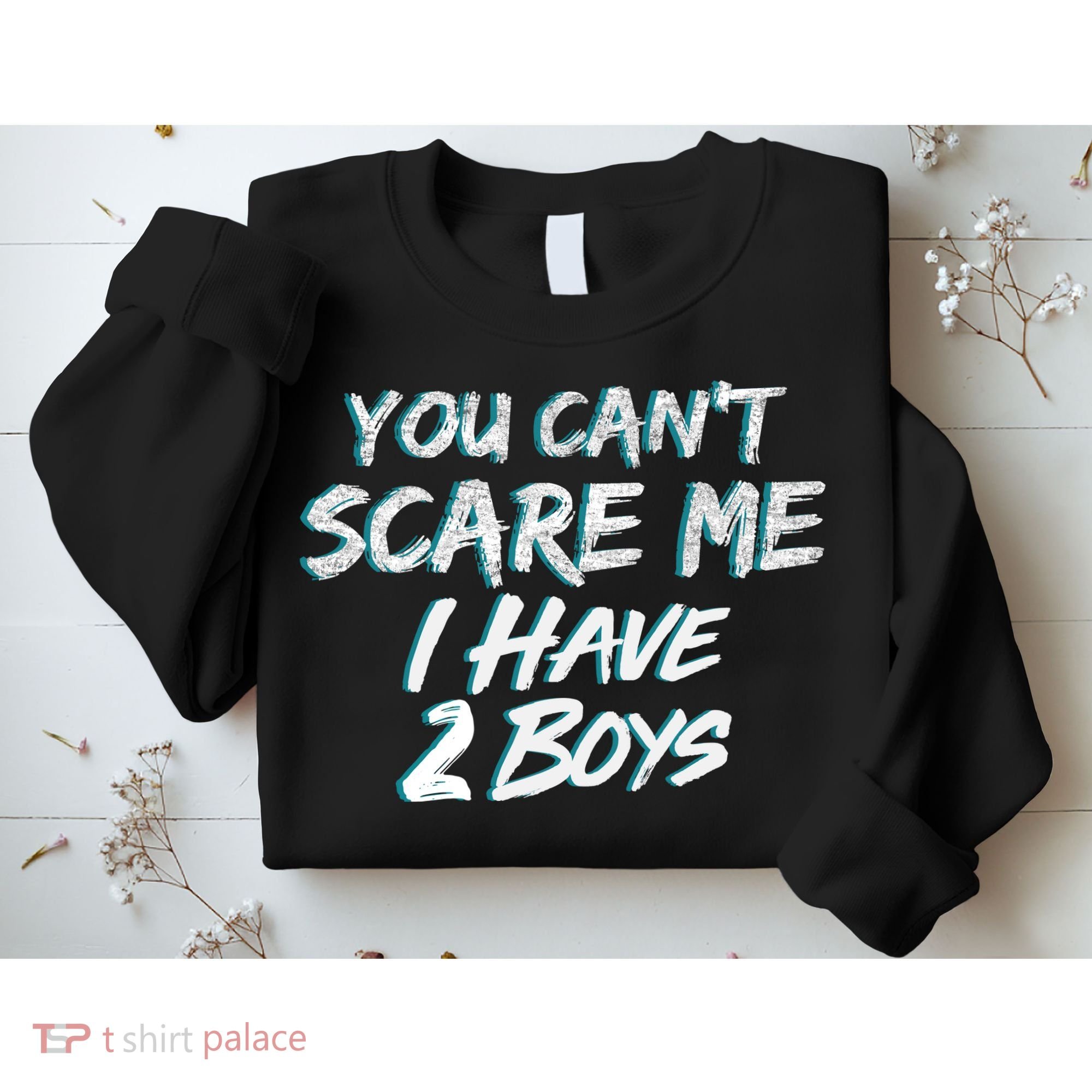 You Can't Scare Me I Have Two Boys Sweatshirt