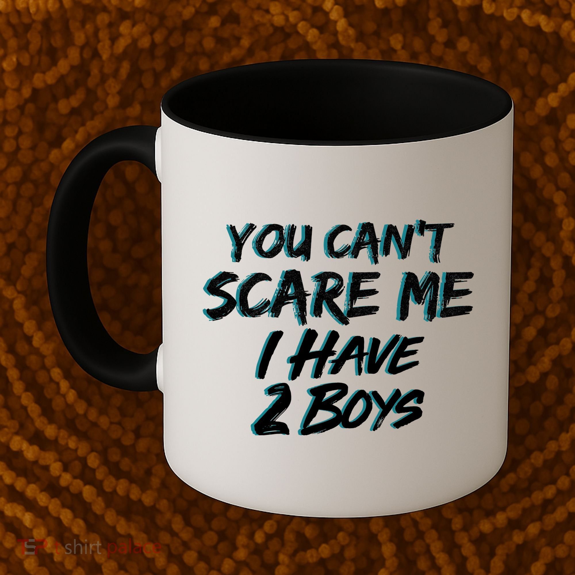 You Can't Scare Me I Have Two Boys Coffee Mug