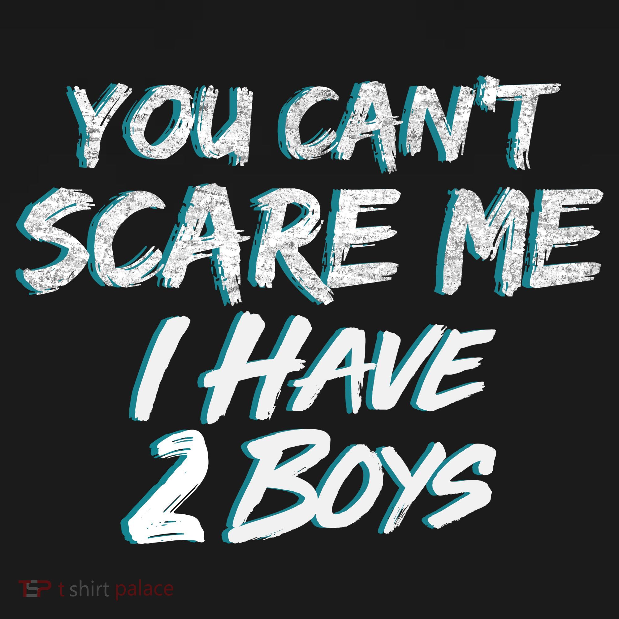 You Can't Scare Me I Have Two Boys Women's T-Shirt