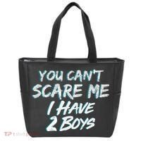 You Can't Scare Me I Have Two Boys Tote Bag thumb 0