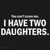 You Can't Scare Me I Have Two Daughters Backpack thumb 2