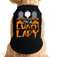 You Can't Scare Me I'm A lunch Lady Doggie Tank thumb 0