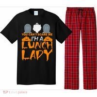You Can't Scare Me I'm A lunch Lady Pajama Set thumb 0