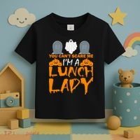You Can't Scare Me I'm A lunch Lady Toddler T-Shirt thumb 3