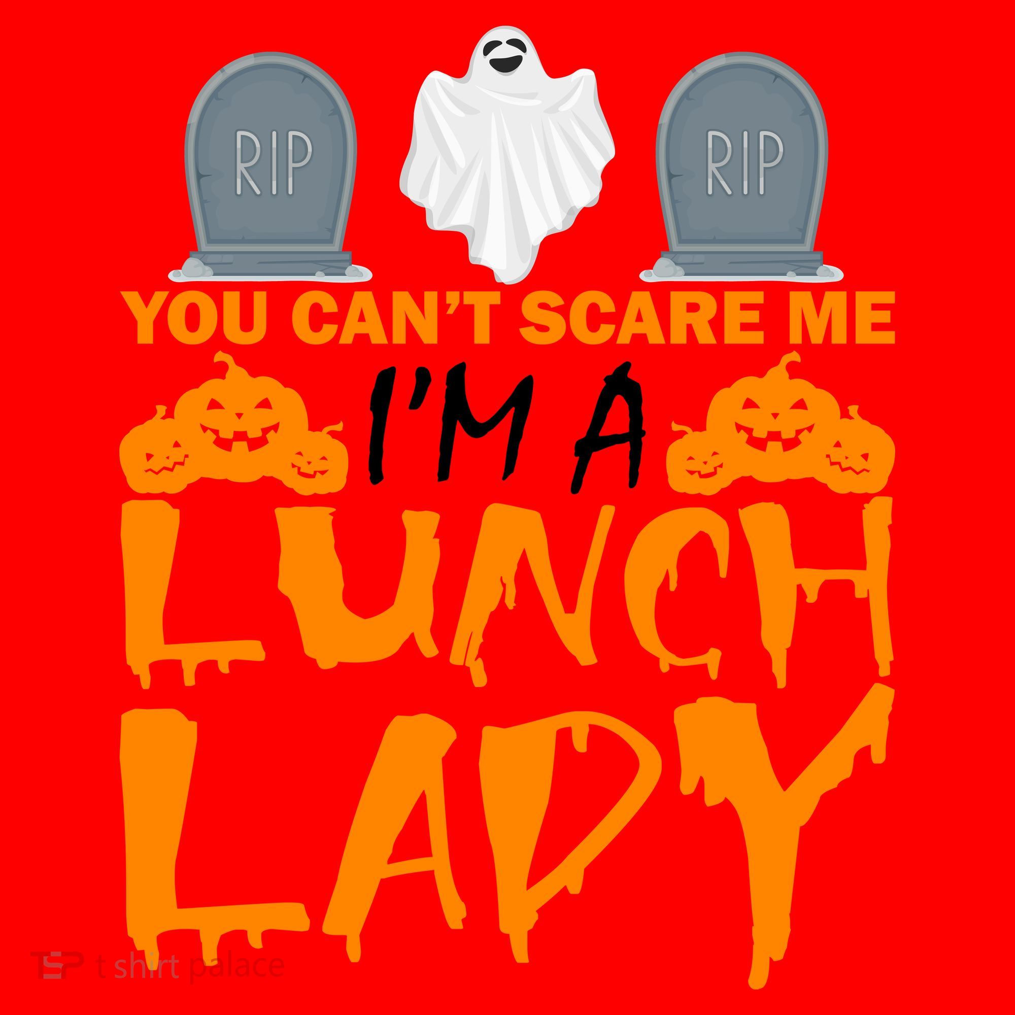 You Can't Scare Me I'm A lunch Lady Santa Hat