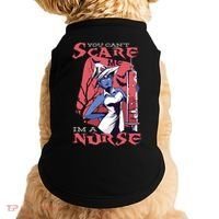 You Can't Scare Me I'm A Nurse Doggie Tank thumb 0