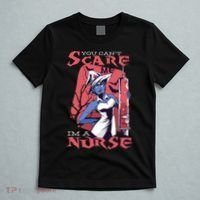 You Can't Scare Me I'm A Nurse T-Shirt thumb 5