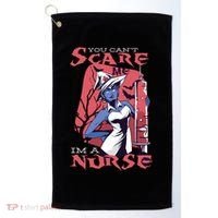 You Can't Scare Me I'm A Nurse Golf Towel thumb 0