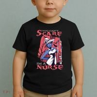 You Can't Scare Me I'm A Nurse Toddler T-Shirt thumb 2