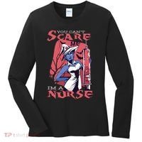 You Can't Scare Me I'm A Nurse Women's Long Sleeve Shirt thumb 0