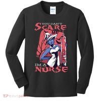 You Can't Scare Me I'm A Nurse Kids Long Sleeve Shirt thumb 0