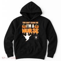 You Can't Scare Me I'm A Nurse Halloween Hoodie thumb 0