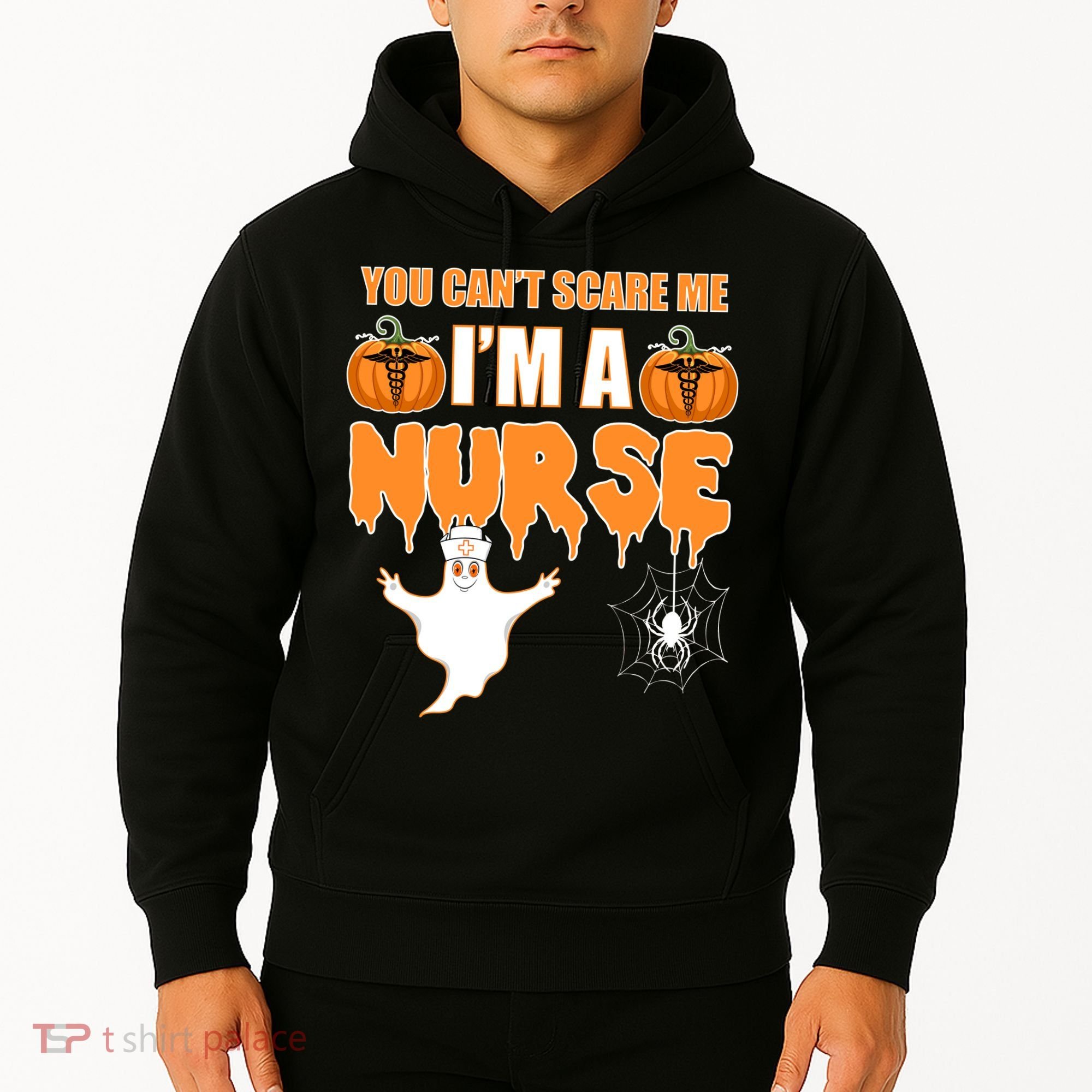 You Can't Scare Me I'm A Nurse Halloween Hoodie
