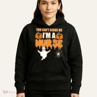 You Can't Scare Me I'm A Nurse Halloween Hoodie thumb 5