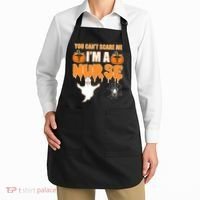 You Can't Scare Me I'm A Nurse Halloween Apron thumb 2