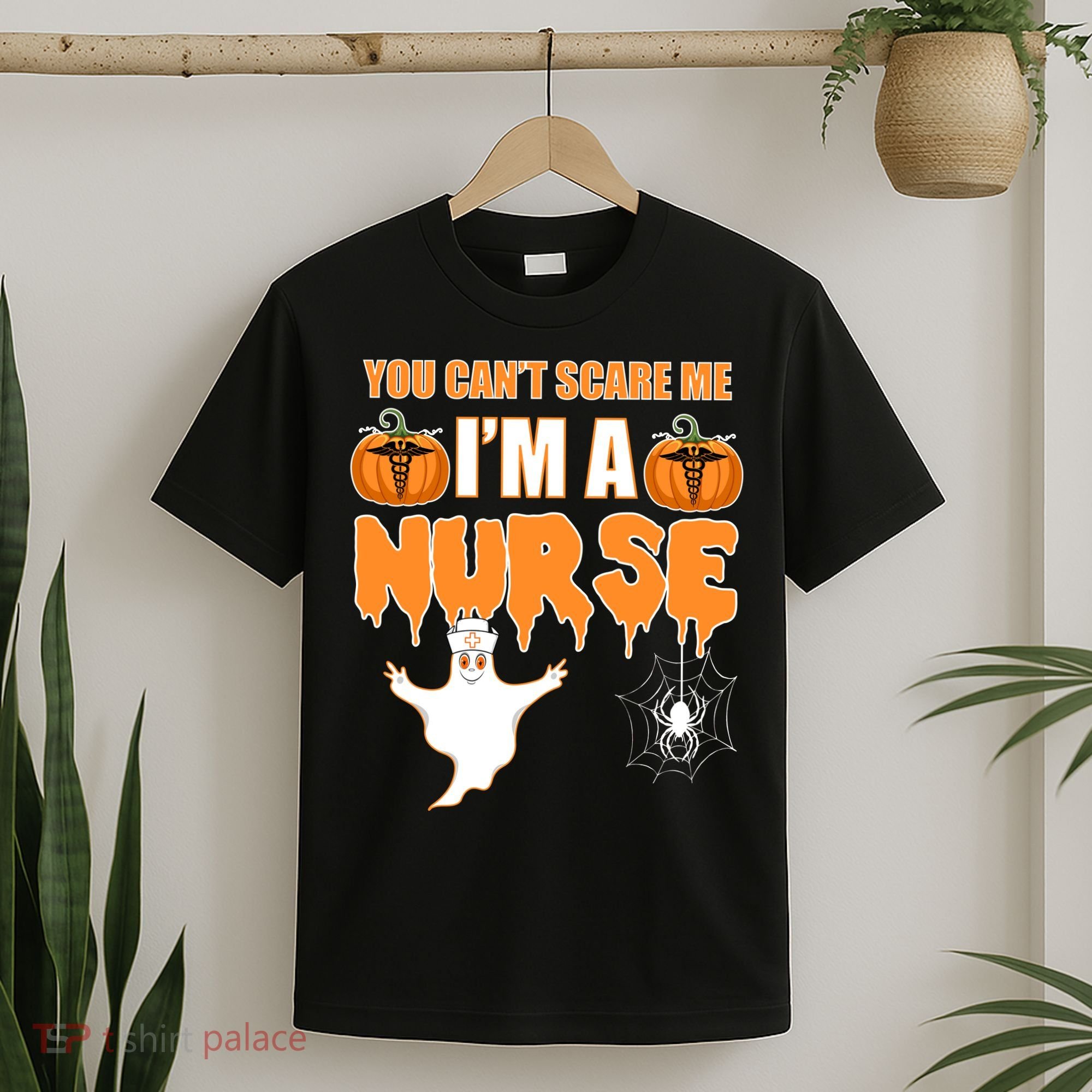 You Can't Scare Me I'm A Nurse Halloween T-Shirt