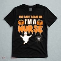 You Can't Scare Me I'm A Nurse Halloween T-Shirt thumb 5
