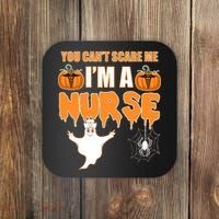 You Can't Scare Me I'm A Nurse Halloween Coaster thumb 0