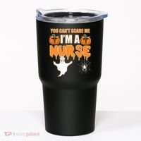 You Can't Scare Me I'm A Nurse Halloween Tumbler thumb 0