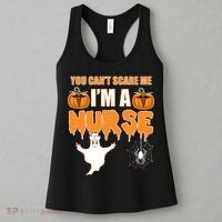 You Can't Scare Me I'm A Nurse Halloween Women's Tank Top thumb 3