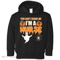 You Can't Scare Me I'm A Nurse Halloween Toddler Hoodie thumb 0