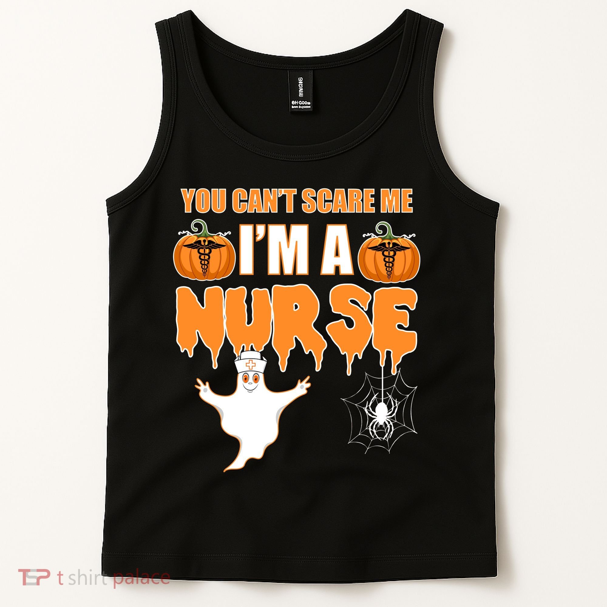 You Can't Scare Me I'm A Nurse Halloween Tank Top