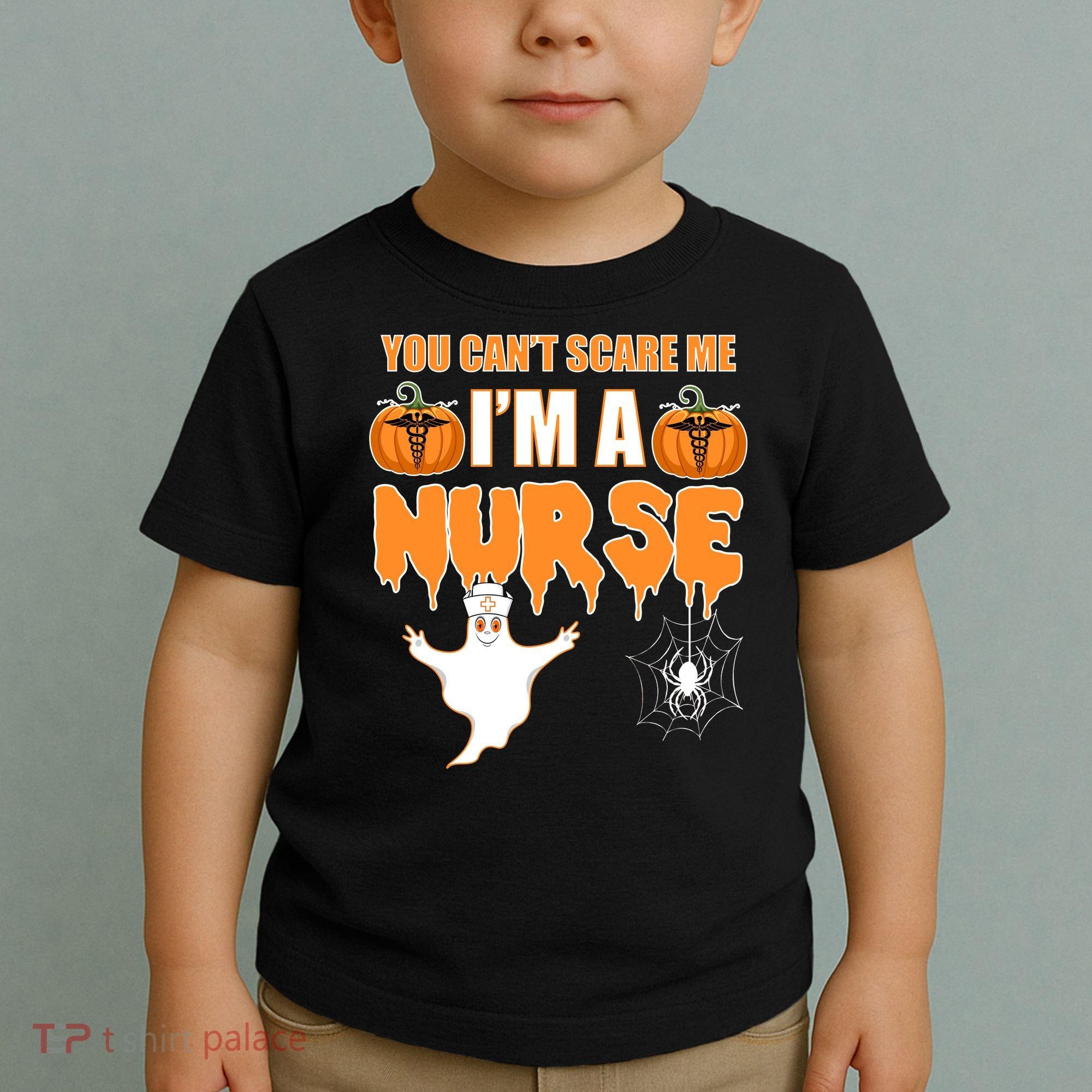 You Can't Scare Me I'm A Nurse Halloween Toddler T-Shirt