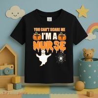 You Can't Scare Me I'm A Nurse Halloween Toddler T-Shirt thumb 3