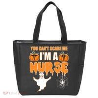 You Can't Scare Me I'm A Nurse Halloween Tote Bag thumb 0