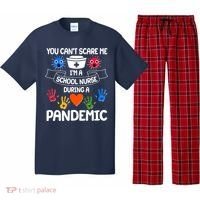 You Can't Scare Me I'm A School Nurse During the Pandemic Pajama Set thumb 0