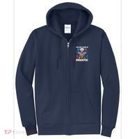 You Can't Scare Me I'm A School Nurse During the Pandemic Full Zip Hoodie thumb 0