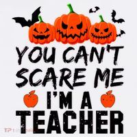 You Can't Scare Me I'm A Teacher Women's Hoodie thumb 2