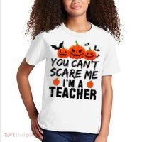 You Can't Scare Me I'm A Teacher Kids T-Shirt thumb 2
