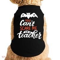 You Can't Scare Me I'm A Teacher Bat Doggie Tank thumb 0