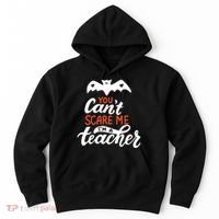 You Can't Scare Me I'm A Teacher Bat Hoodie thumb 0